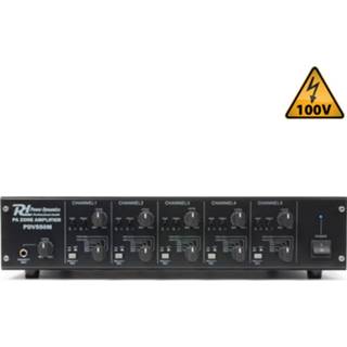 👉 Versterker Power Dynamics PDV550M 100 Volt 5 zone 5x50 watt