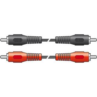 Audiokabel Audiokabel: 2x RCA - 1.2m