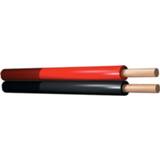 Kabel, 2 aderig, , rol rood zwart 802703 Rood zwart kabel, 2 aderig, 2.5mm, rol van 100 meter