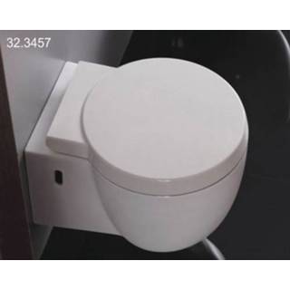 👉 Toiletzitting wit keramiek spoel amor Mueller wc pot met diepspoel