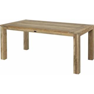 👉 Hout grijs Teaktafel Texel Vintage look Grey 180x100cm