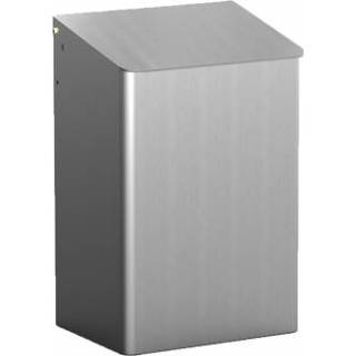 👉 Afvalbak grijs aluminium MediQo-line alu 15 liter MQWB15A