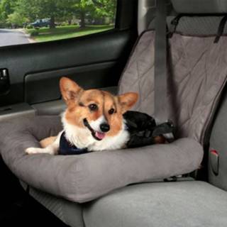 👉 Bruin Hondenzitje Car Cuddler