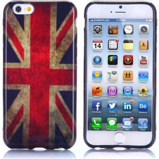 👉 Vlag Britse iPhone 6 TPU hoesje 8701077809245