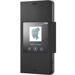 Sony Xperia Z3 Style Cover Window zwart Zwart Sony Xperia Z3 Style Cover Window Black