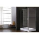 👉 Douchecabine Sanilux Standard (90x90x200 cm) vierkant 1 draaideur 8 mm