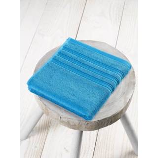 👉 Handdoek witte algiers blauw De Lietaer Dolce 50 x 100 cm 5410156401371