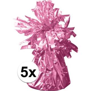 👉 Ballon gewicht roze 5 Ballongewichten 170 gr