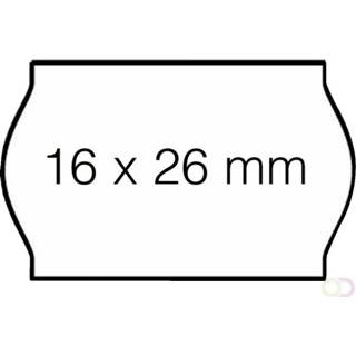 Prijsetiket wit 16x26mm Open-Data S14 permanent 8714545999362