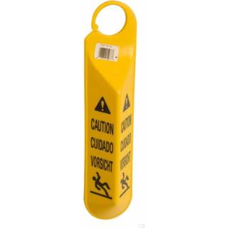 👉 Waarschuwingsbordje geel Hangend Waarschuwingsbord Rubbermaid Caution,