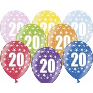 👉 Ballon 20e verjaardag ballonnen met sterretjes