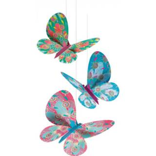 👉 Knutselpakket Djeco - hangende vlinders met glitter