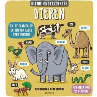 👉 Uitgeverij gottmer flapjesboek dieren 9789025766078