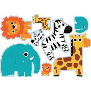 👉 Puzzel Djeco jungle dieren (3,4,5,6 st)
