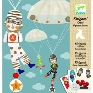 Djeco kirigami parachutes boy's team jongens 5472 Parachute jongens Djeco kirigami parachutes boy's team 3070900087729