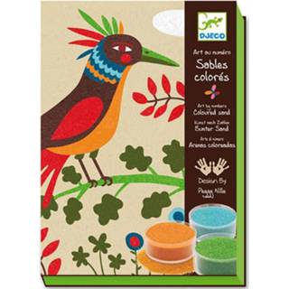 👉 Gekleurd zand Djeco - paradijsvogels