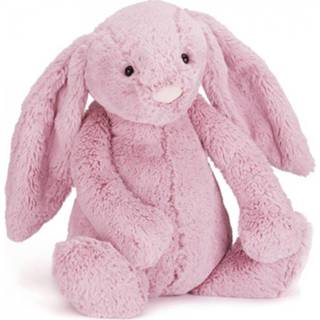 👉 Roze XL active Jellycat knuffelkonijn bashful bunny tulip pink - 51 cm
