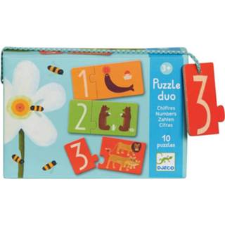 👉 Puzzel active Djeco duo nummers (10x2st) 3070900081512