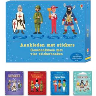 👉 Stickerboek jongens Uitgeverij usborne vier stickerboeken voor