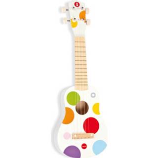 Janod gitaar ukelele confetti 1130 Gitaar Janod ukelele 53 cm confetti 3700217375973