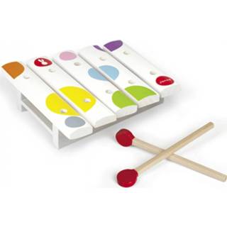 Janod xylofoon mini hout confetti 6388 Xylofoon hout Janod mini confetti 3700217376031
