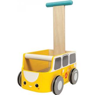 👉 Loopwagen geel Plan toys van walker