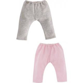 👉 Legging roze grijs Corolle 2 leggings en voor stapop - 36 cm