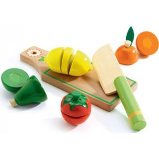👉 Snijplank Djeco speelfruit en - groenten met snijplankje