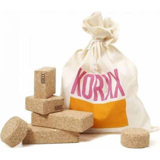 Korxx baby bouwblokken van kurk baby's Bouwblok kurk baby's Korxx baby bouwblokken van - 10 st