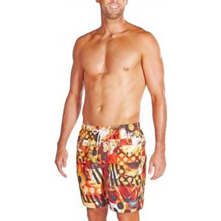 👉 Rood zwart polyester s|m|l|xl mannen Speedo Leisure 18