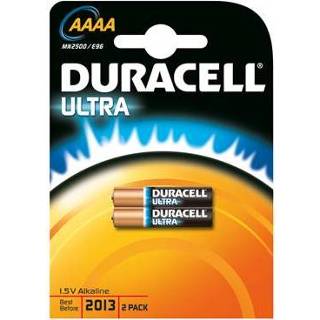 👉 Alkaline batterij speciaal Duracell AAAA Ultra 2 stuks 5000394041660