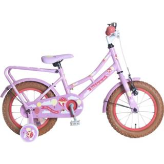 Popal Omafiets meisjesfiets roze senioren meisjes Omafiets roze senioren meisjes Popal 14 inch Meisjesfiets