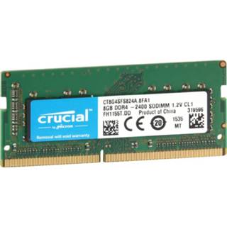 👉 Crucial 8 GB DDR4-2400 werkgeheugen CT8G4SFS824A