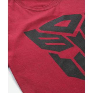👉 Embleem t-shirts l rood mannen zwart Transformers Men's Black Emblem T-Shirt - Red 5060486477869