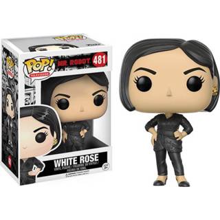 Mr Robot rose Pop vinyl Figure wit figuren new 9881 Wit rose vinyl figuren Mr Robot White Pop! Figure 849803098810