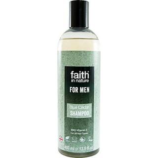 👉 Shampoo blauw haarverzorging Faith in Nature for Men Blue Cedar