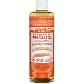 Dr. Bronner's Tea Tree Vloeibare Zeep Cosmetica> Bad 018787244258 new 44258 Vloeibare zeep Cosmetica> Bad Dr. Bronner's Tea Tree - 475ml