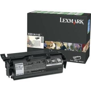 👉 Toner zwart Lexmark - X651A11E