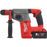 👉 Combihamer m Milwaukee M18 CHX-502X 18V Li-Ion accu SDS-plus set (2x 5.0Ah accu) in HD BOX - koolborstelloos 2,7J 4002395160594