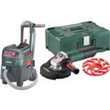 👉 Haakse slijper Metabo 690893000 (WE 15-125 HD SET GED)&Alleszuiger / bouwstofzuiger (ASR 35 L ACP) combiset - 1400W L-klasse 35L 4007430280572