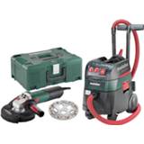 👉 Haakse slijper active Metabo 690894000 (WE 15-125 HD SET GED) in Metaloc&Alleszuiger / bouwstofzuiger (ASR 35 M ACP) combiset 4007430280589