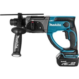 Makita accu SDS-plus combihamer, in Mbox 77631 DHR202RTJ 88381692069 Combihamer Makita DHR202RTJ 18V accu SDS-plus set (2x 5.0Ah accu) in Mbox - 1,9J