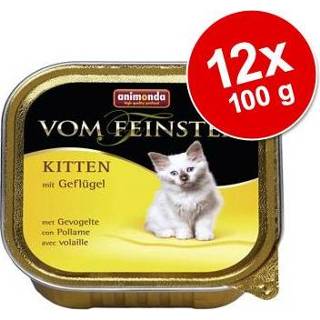 👉 Voordeelpakketten Animonda vom Feinsten Kitten voordeelpakket 12 x 100 g - met Lam