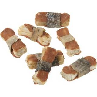 👉 Kauwbot Gemengd Probeerpakket: Lukullus Fijne Kauwbotten 48 x 5 cm - Kip, lam, zalm, eend met zoete aardappel & tijm