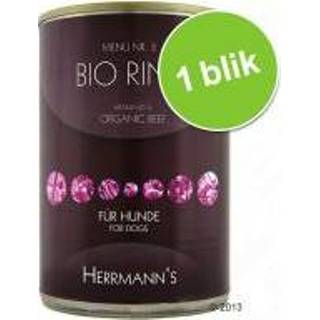 👉 Teunisbloem olie Herrmann's Menu Graanvrij 1 x 400 g - Bio Gans met Boekweit, Fruit & Kokosmelk (Glutenvrij)