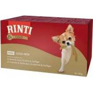 👉 Schaaltje goud Rinti Specialiteiten Gold Mini Multibox 8 x 100 g Hondenvoer -