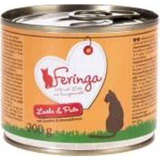 👉 Katten voer Feringa Menu Duo-soorten Kattenvoer 6 x 200 g - Gevogelte