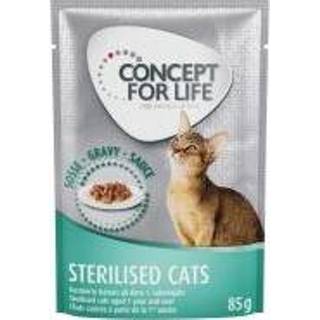 👉 Katten voer speciaalvoeding Concept for Life Sterilised Cats - in Saus Kattenvoer 12 x 85 g