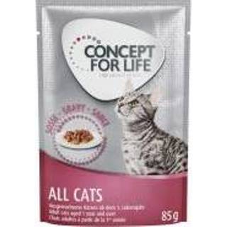 👉 Katten voer adult Concept for Life All Cats - in Saus Kattenvoer 24 x 85 g