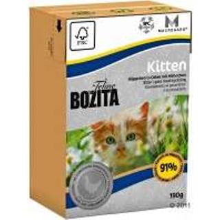 👉 Katten voer Bozita Kittens Feline Kitten Tetrapak Kattenvoer - 6 x 190 g